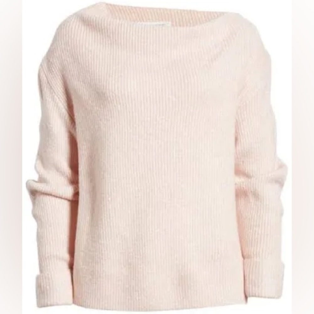 Treasure & Bond Off-Shoulder Pink Sweater XS